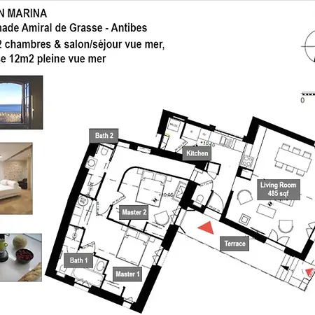 Apartment Maison Marina - Absoluty - New-luxury Old - 1st Row Sea View Terrace *
